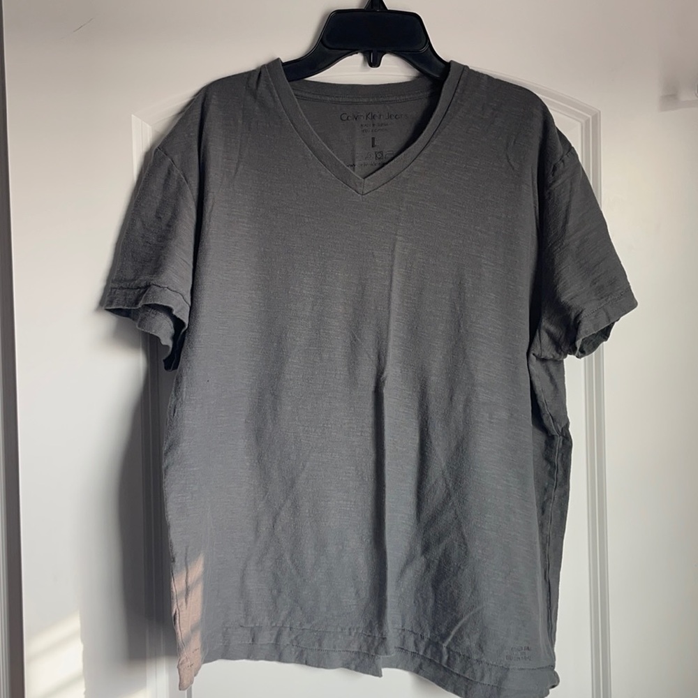 Calvin Klein grey v-neck